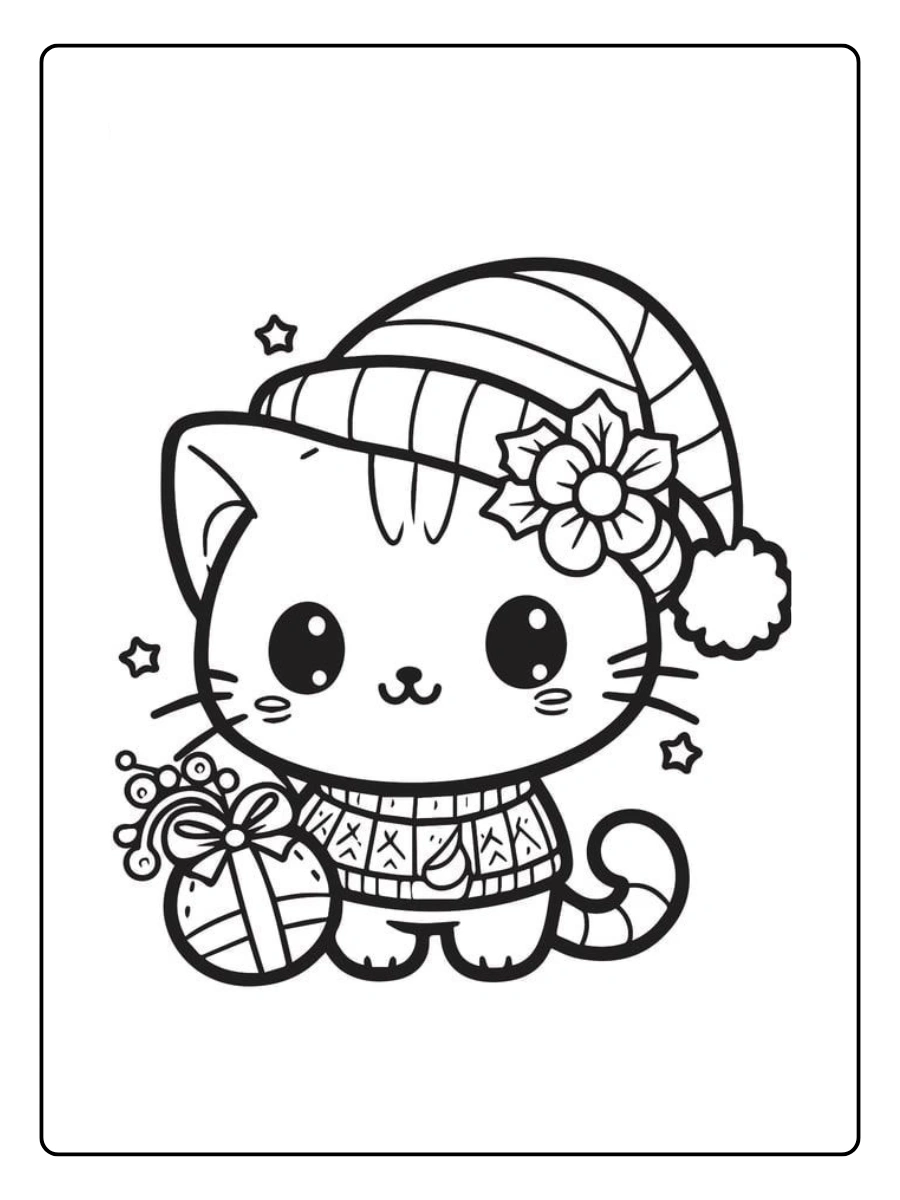 desenhos de gatinhos fofos para colorir (5)