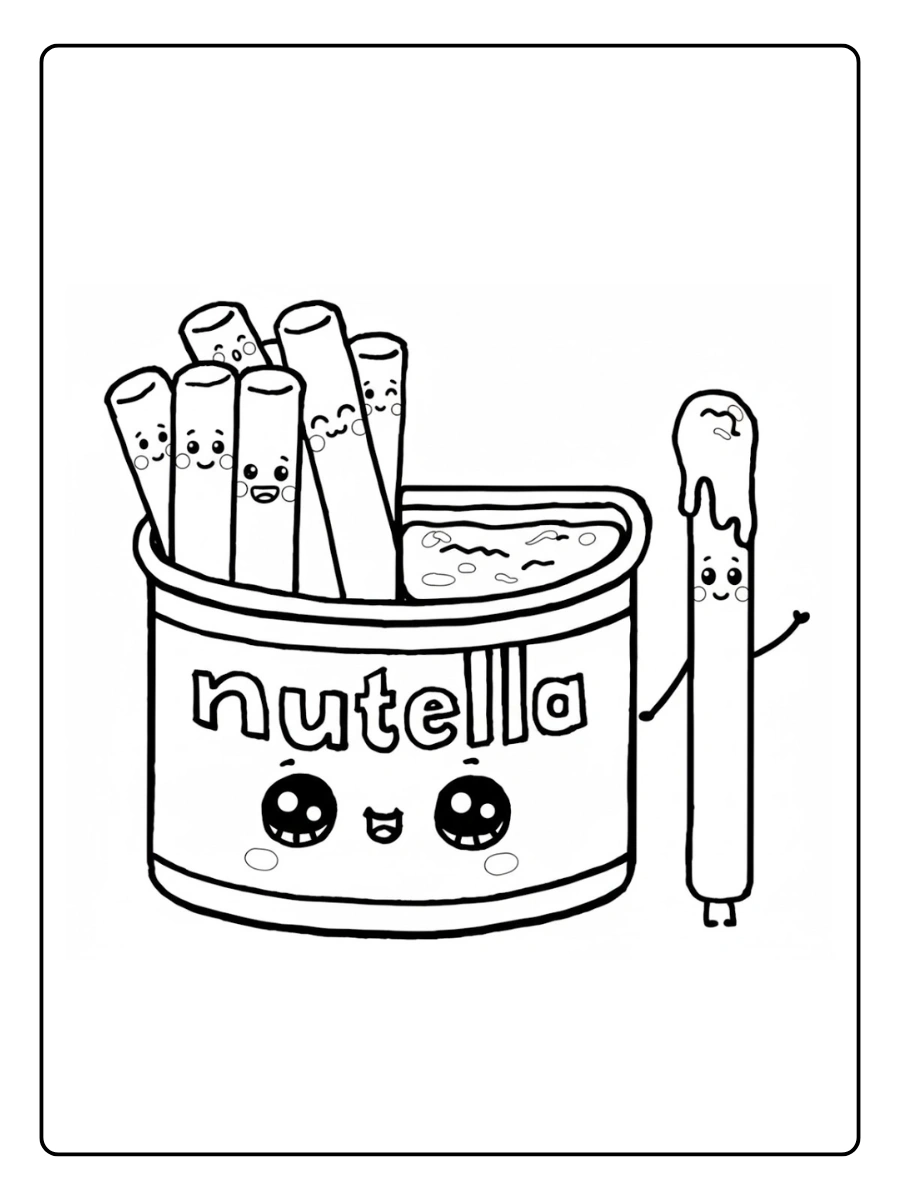 desenhos fofos de comida para colorir (1)