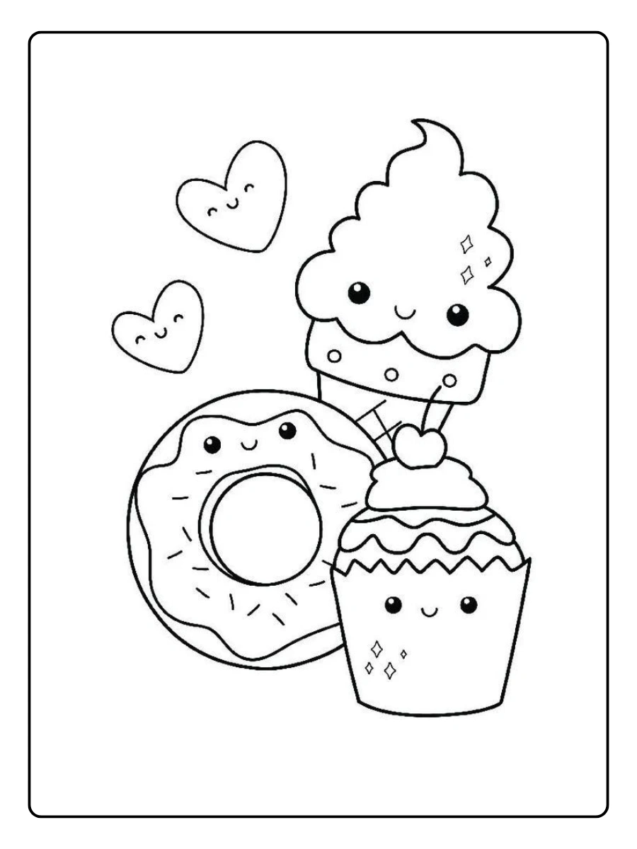 desenhos fofos de comida para colorir (7)