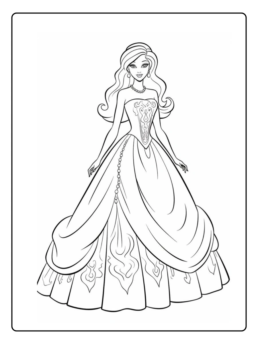 desenhos para colorir barbie (1)