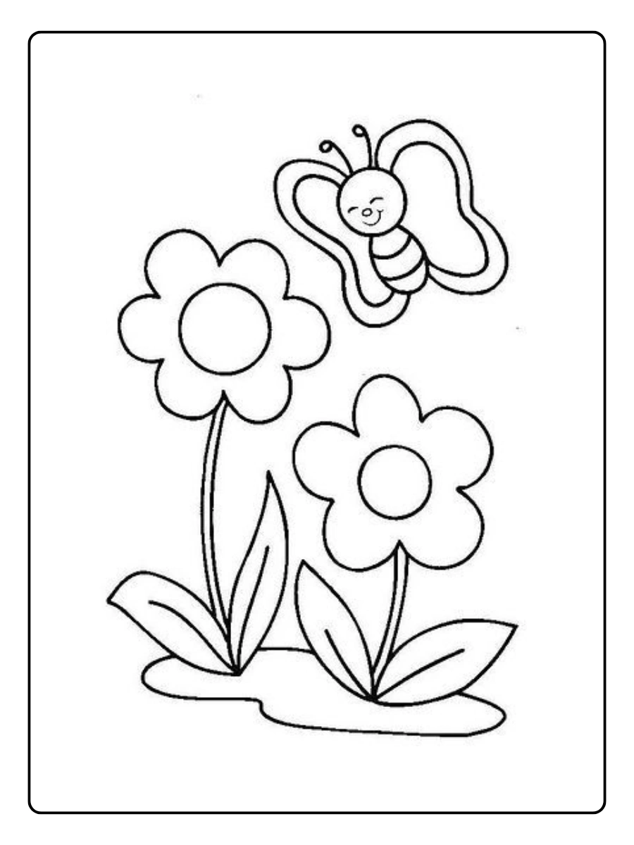 desenhos para colorir flores e borboletas (1)