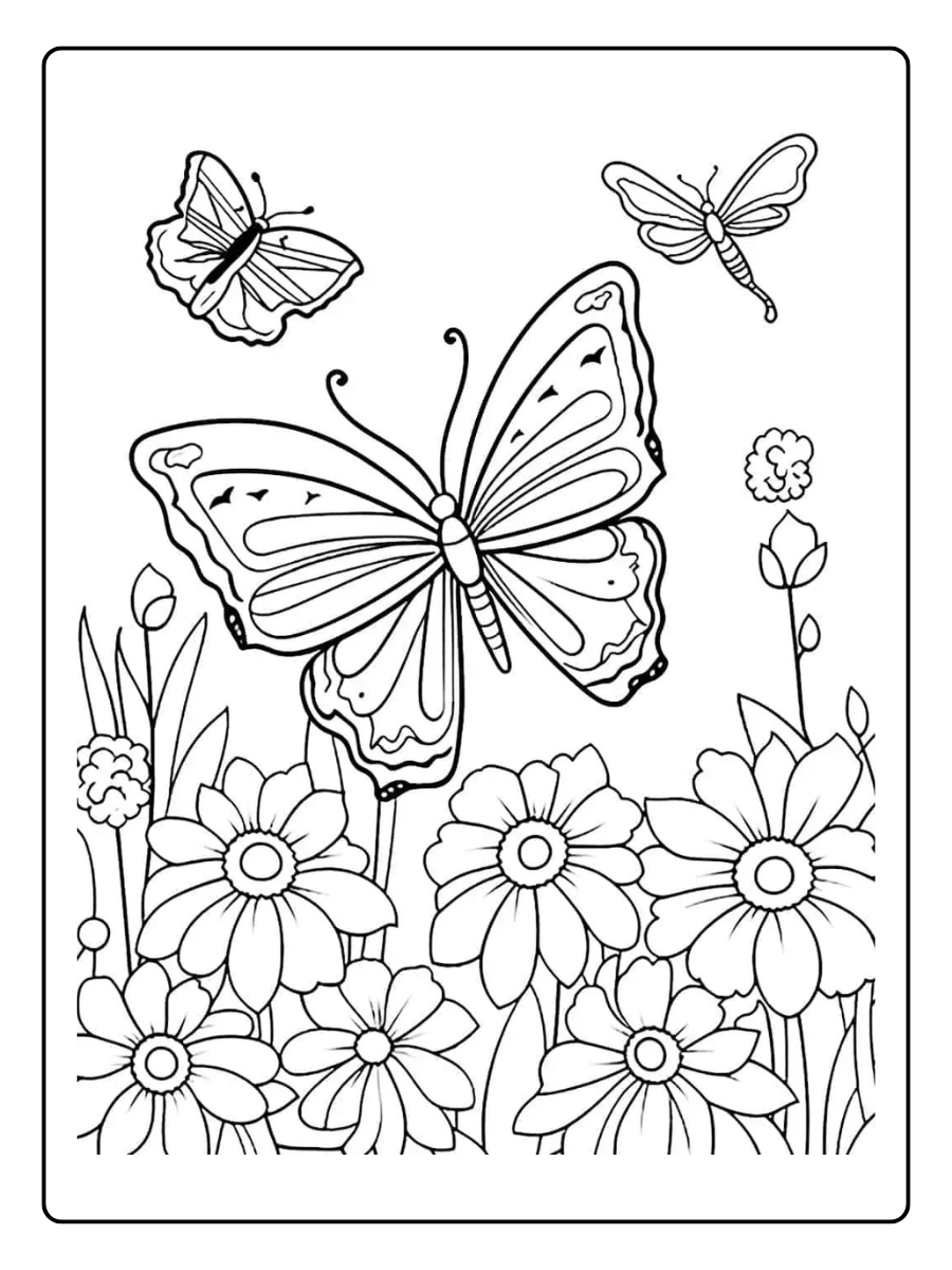 desenhos para colorir flores e borboletas (11)