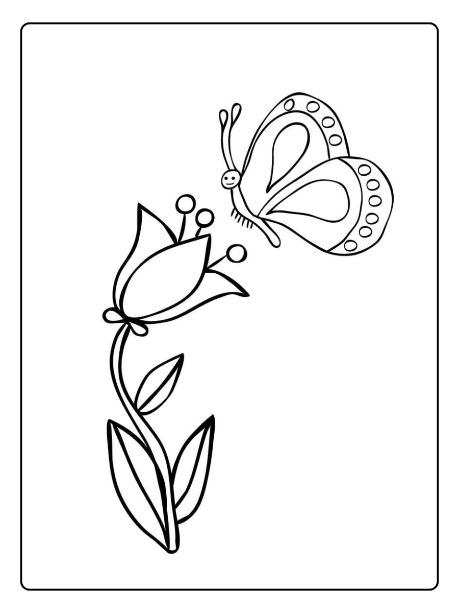 desenhos para colorir flores e borboletas (3)