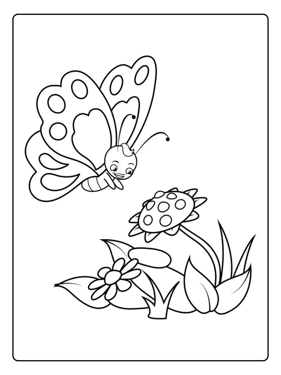 desenhos para colorir flores e borboletas (7)