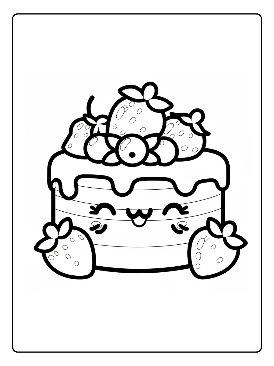 desenhos para colorir kawaii bolo (13)