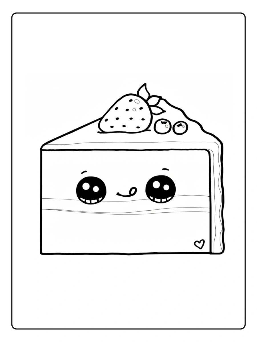 desenhos para colorir kawaii bolo (7)