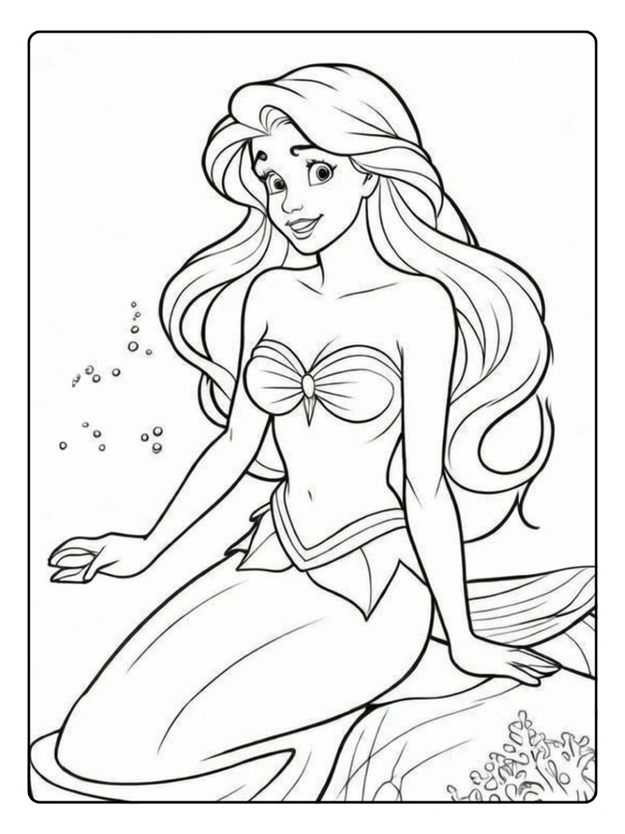 desenho ariel para colorir (13)
