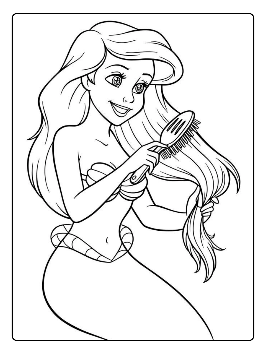 desenho ariel para colorir (7)