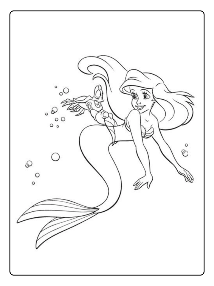desenho ariel para colorir (9)