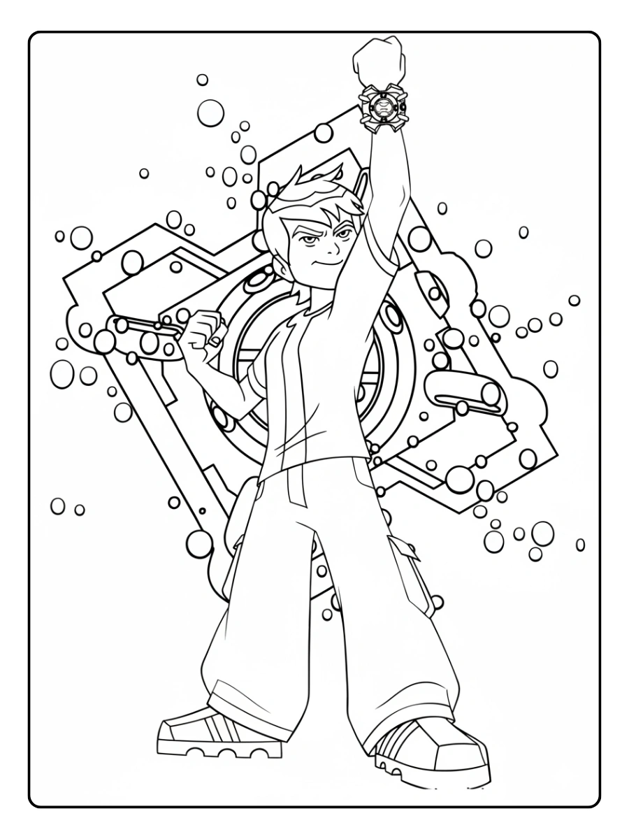 desenho ben 10 para colorir (2)