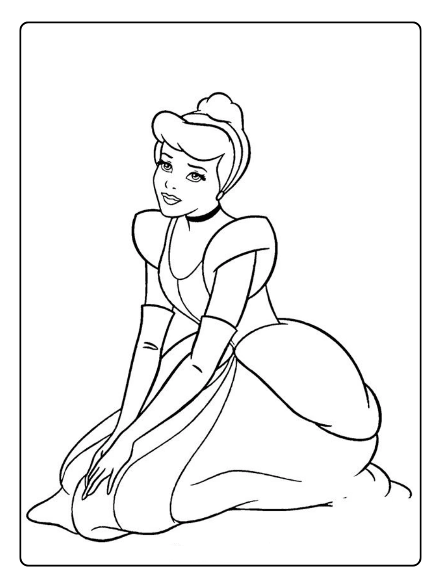 desenho cinderela para colorir (11)