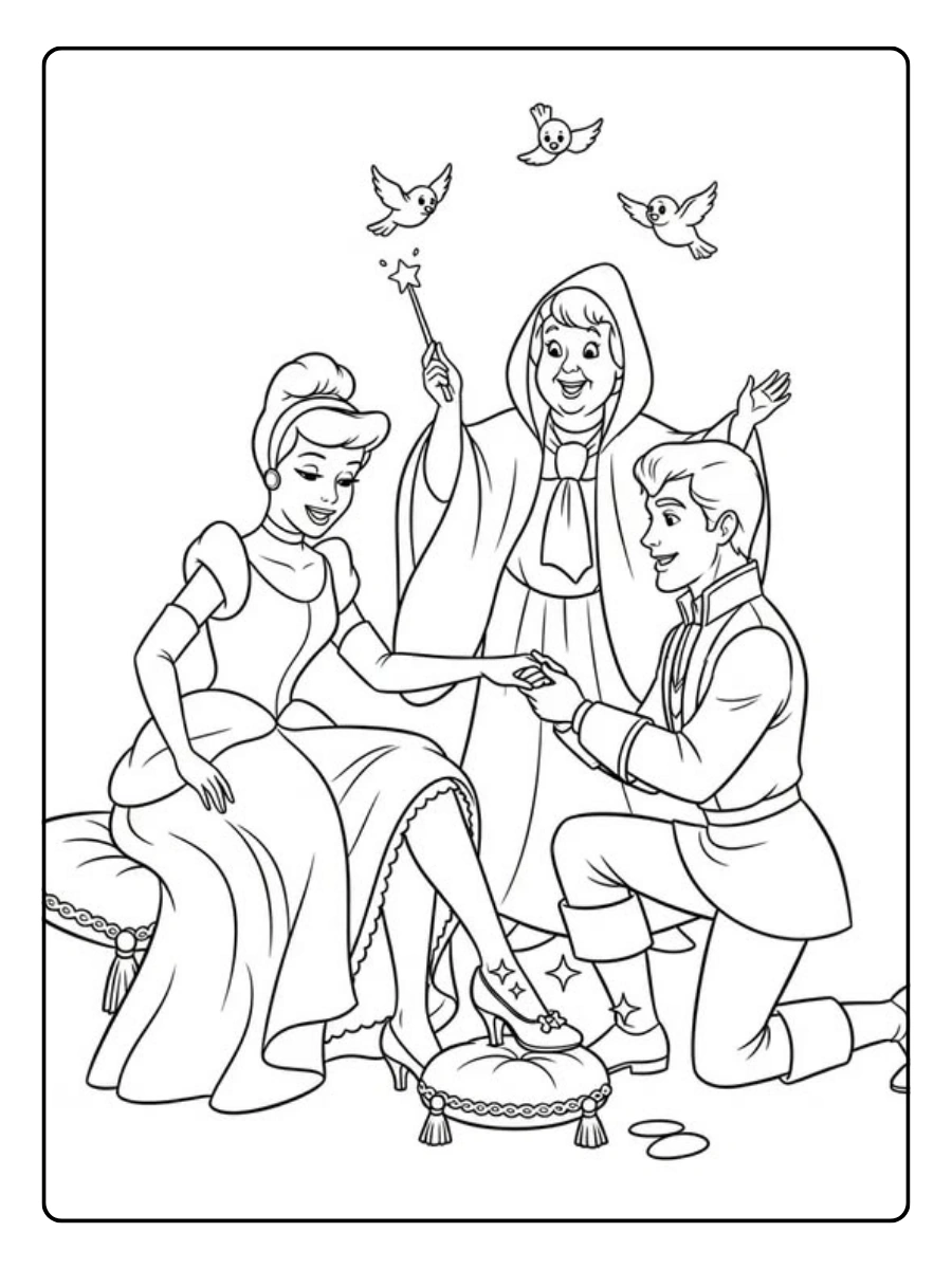 desenho cinderela para colorir (12)