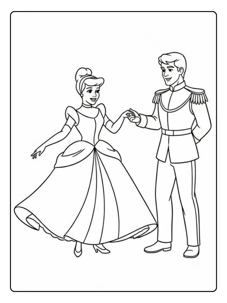 desenho cinderela para colorir (13)