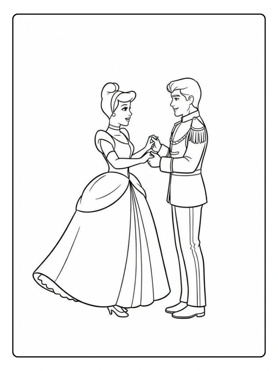 desenho cinderela para colorir (14)