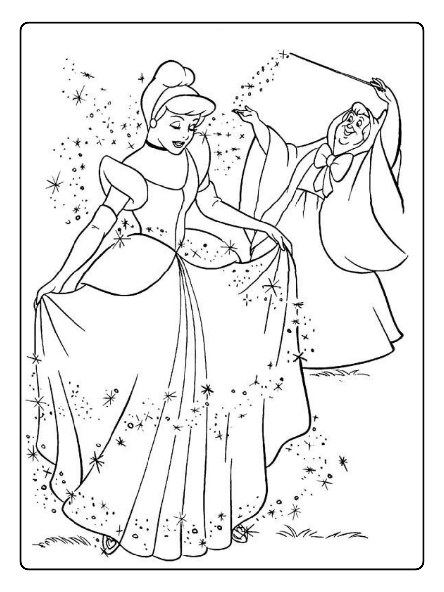 desenho cinderela para colorir (5)