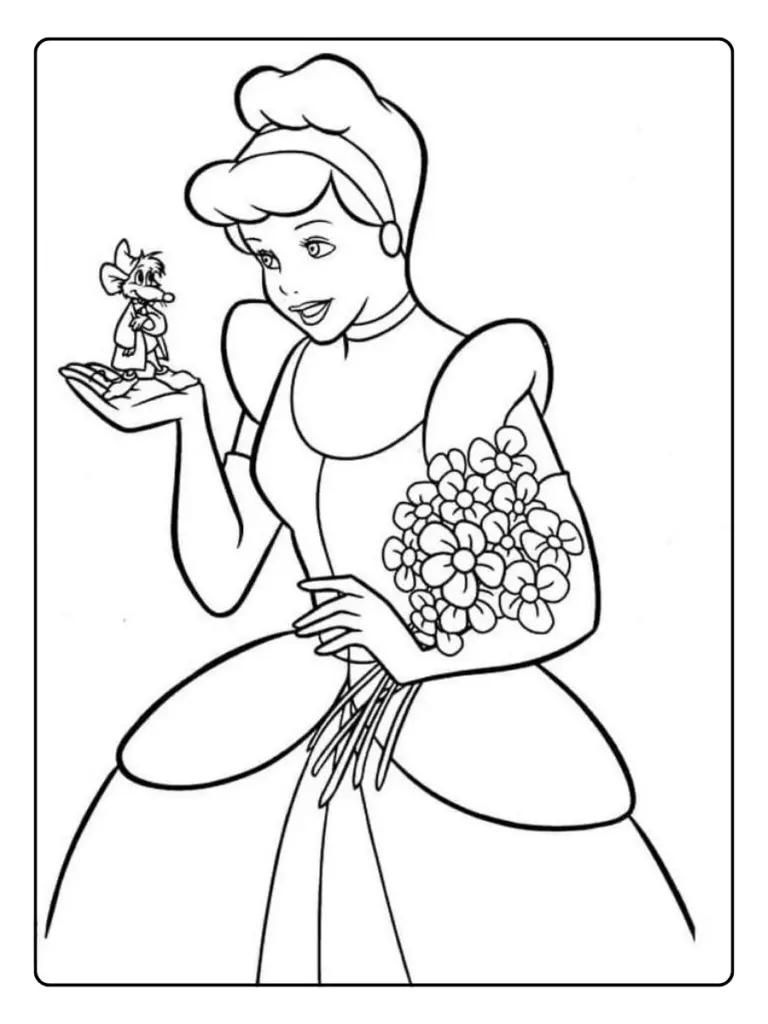 desenho cinderela para colorir (8)