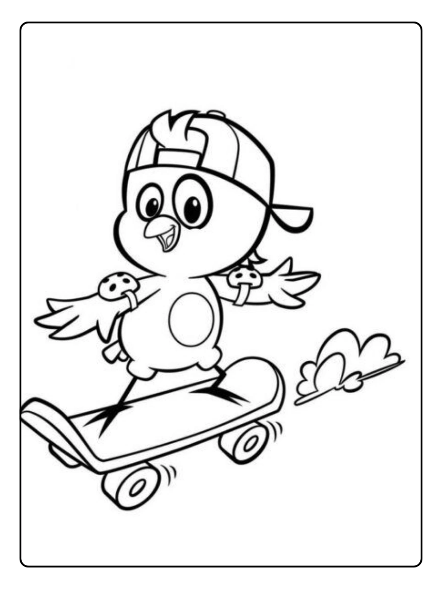 desenho da galinha pintadinha para colorir (4)