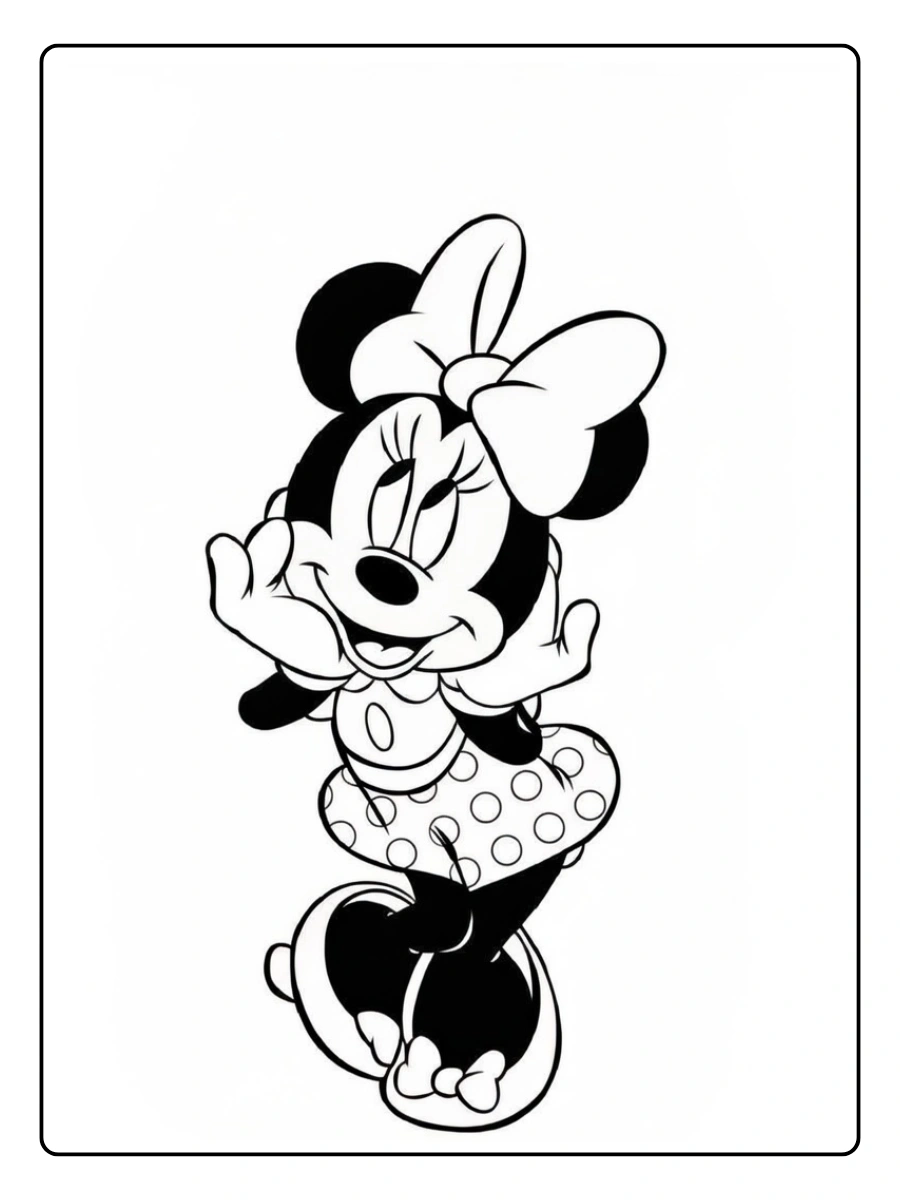 desenho da minnie para colorir (5)