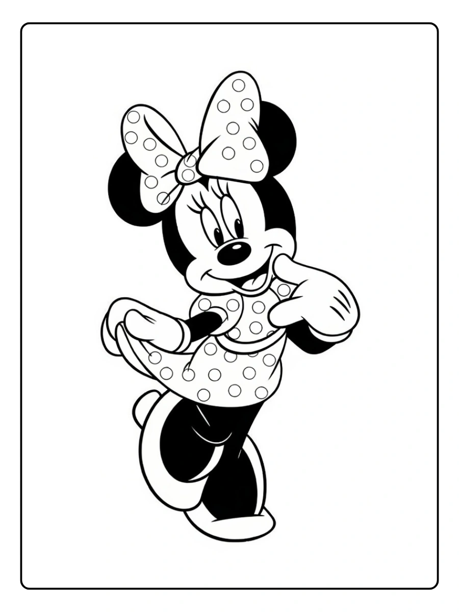 desenho da minnie para colorir (8)