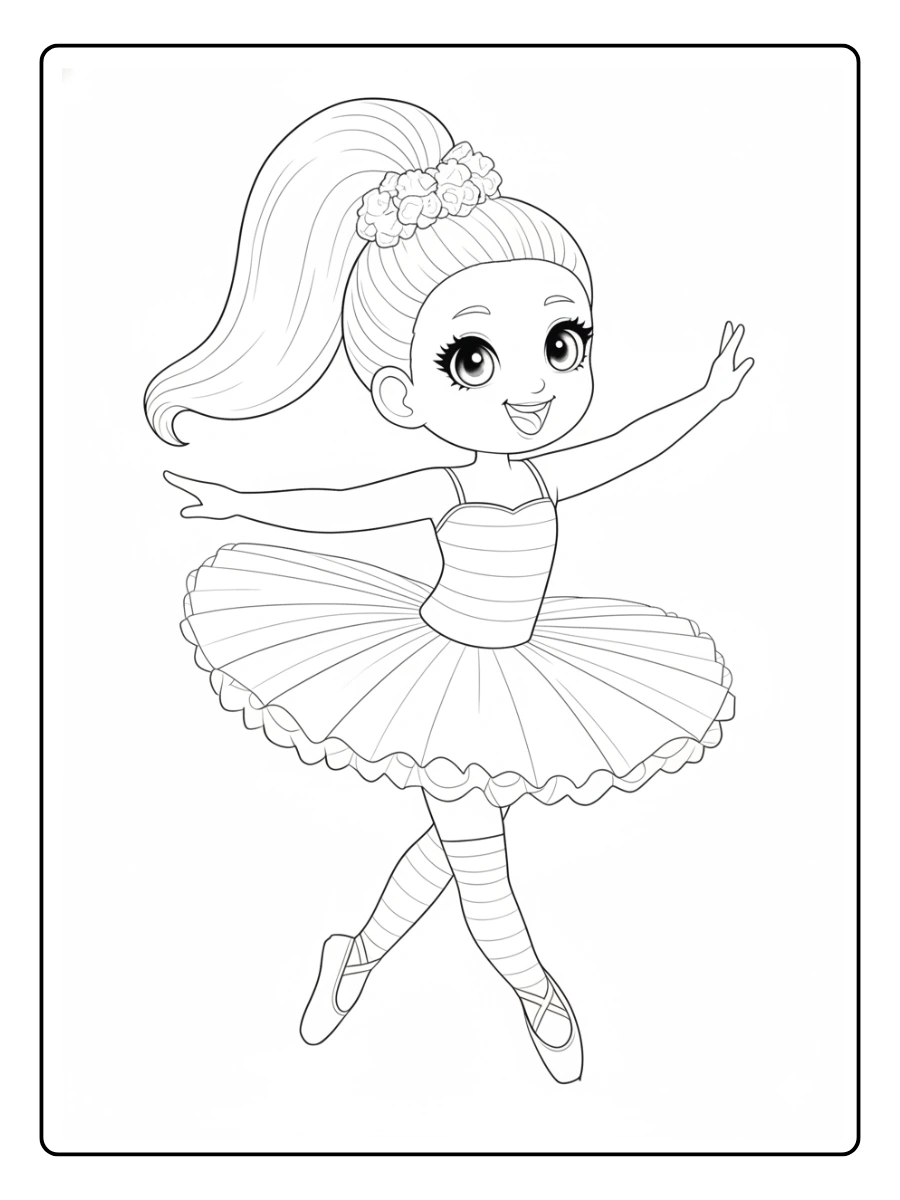 desenho de bailarina para colorir (1)