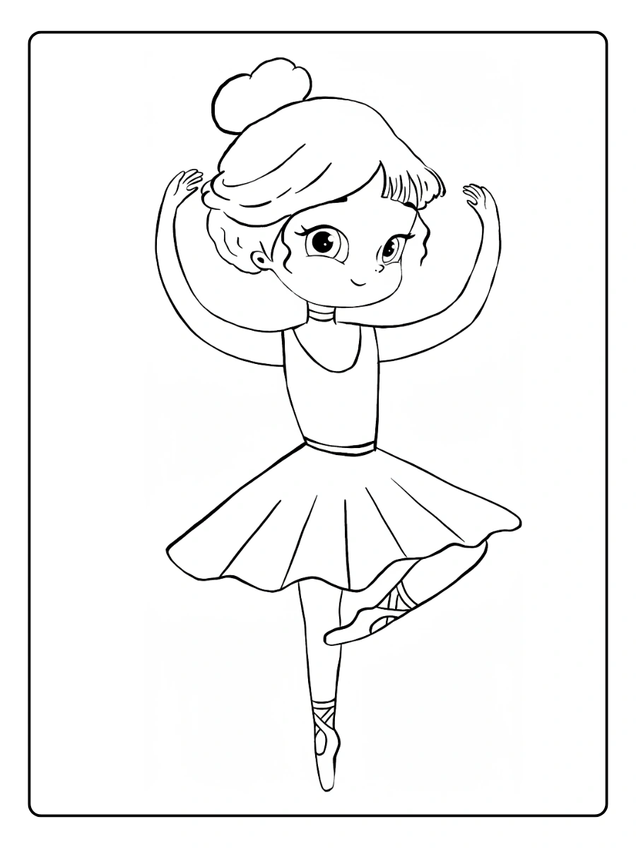 desenho de bailarina para colorir (10)