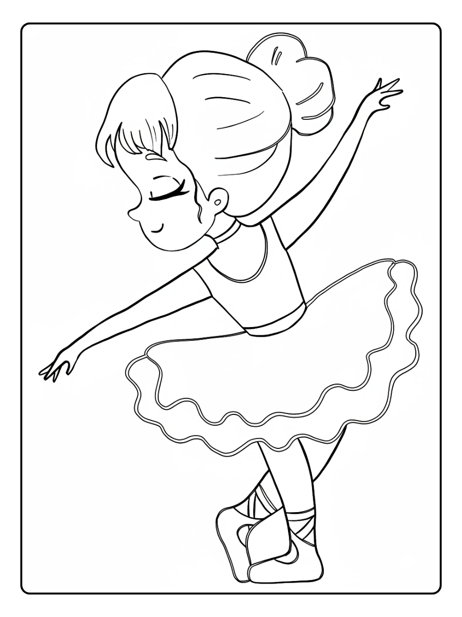 desenho de bailarina para colorir (11)