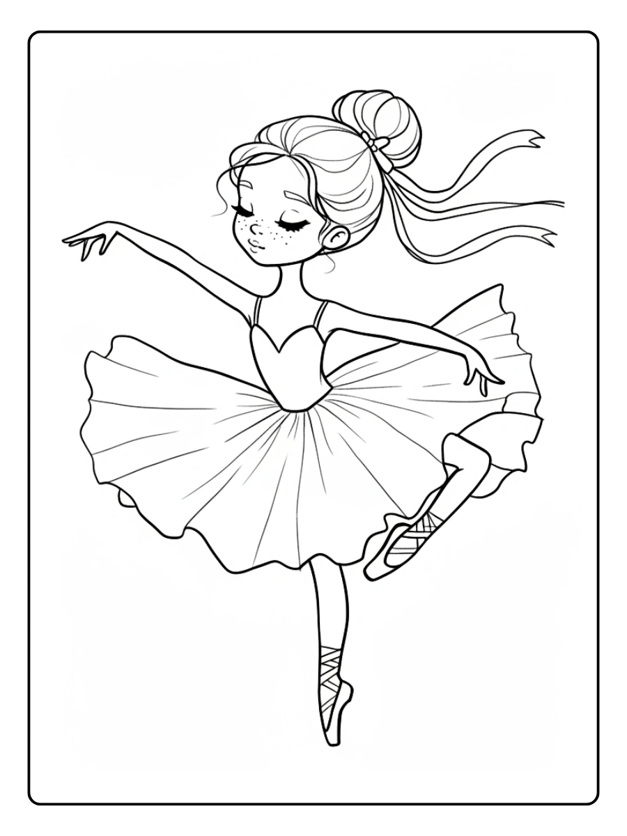 desenho de bailarina para colorir (7)