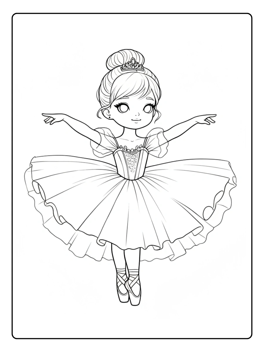 desenho de bailarina para colorir (8)