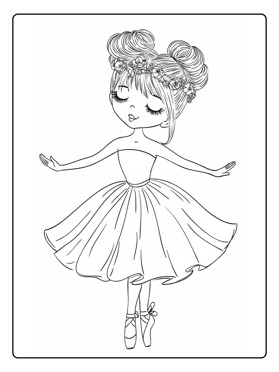 desenho de bailarina para colorir (9)