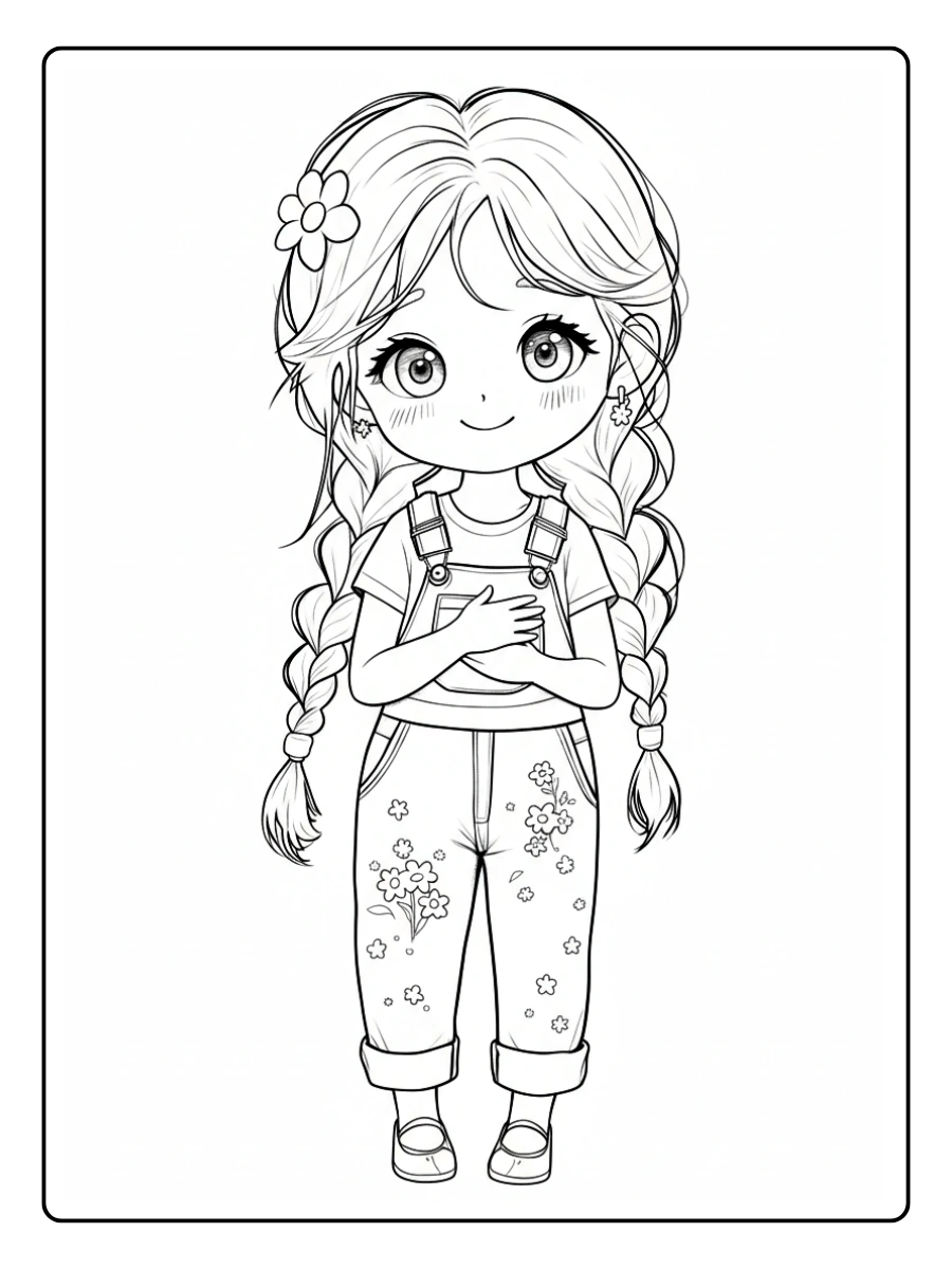 desenho de boneca para colorir (14)