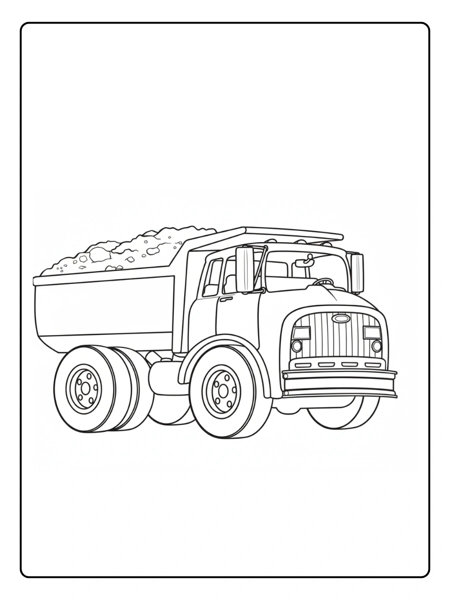 desenho de caminhão para colorir (11)