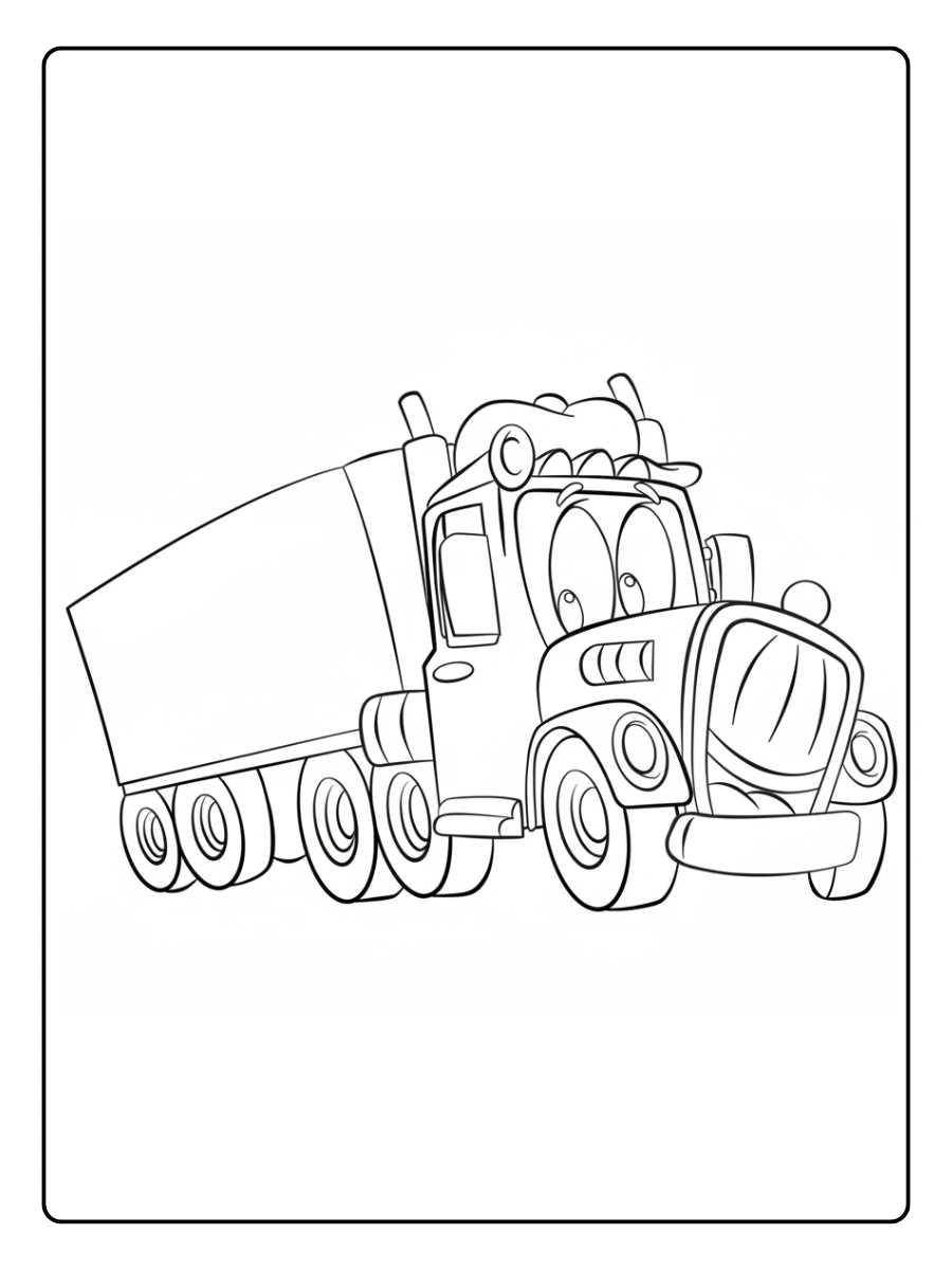 desenho de caminhão para colorir (12)