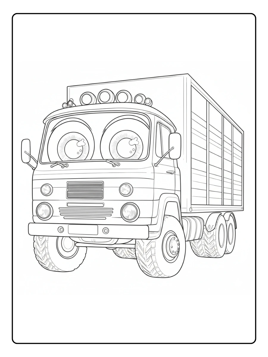 desenho de caminhão para colorir (14)