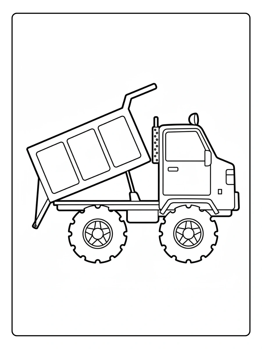desenho de caminhão para colorir (2)