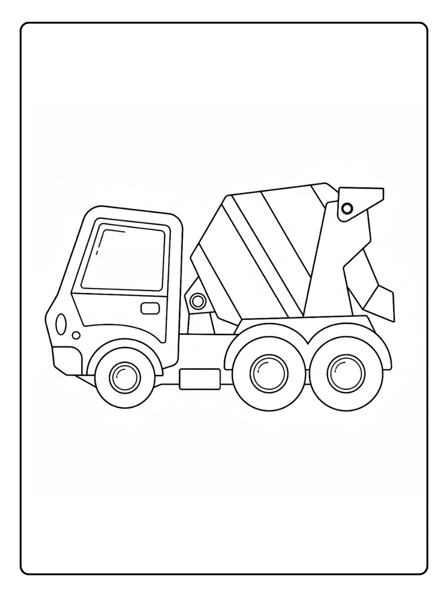 desenho de caminhão para colorir (6)