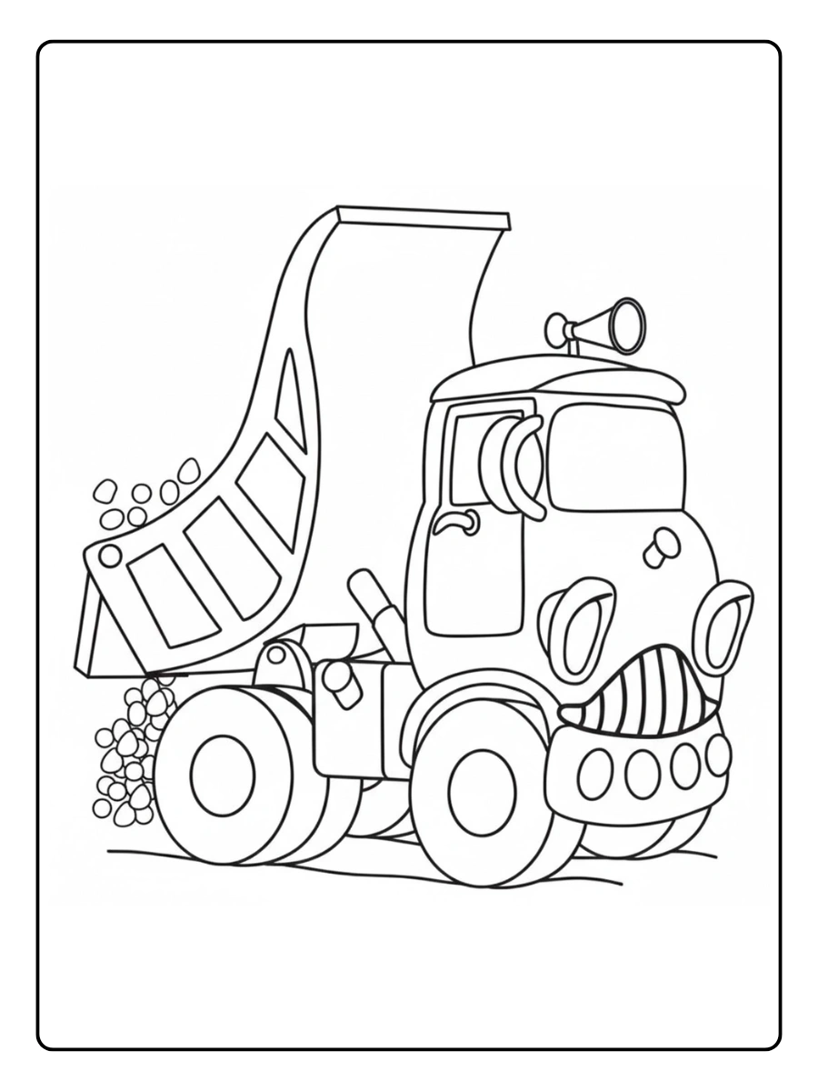 desenho de caminhão para colorir (9)