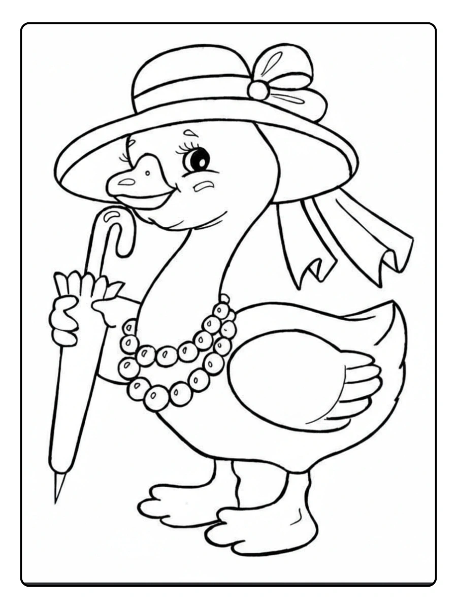 desenho de pato para colorir (9)