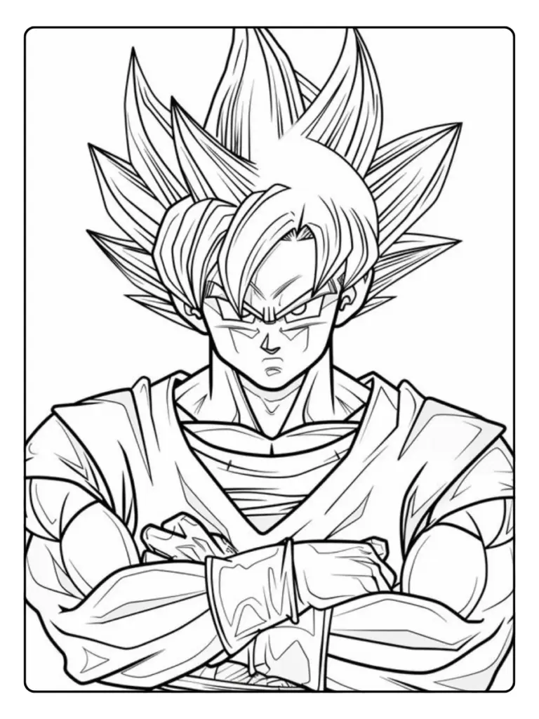 desenho do goku para colorir (6)