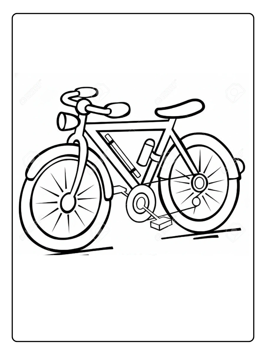 desenho para colorir bicicleta (5)