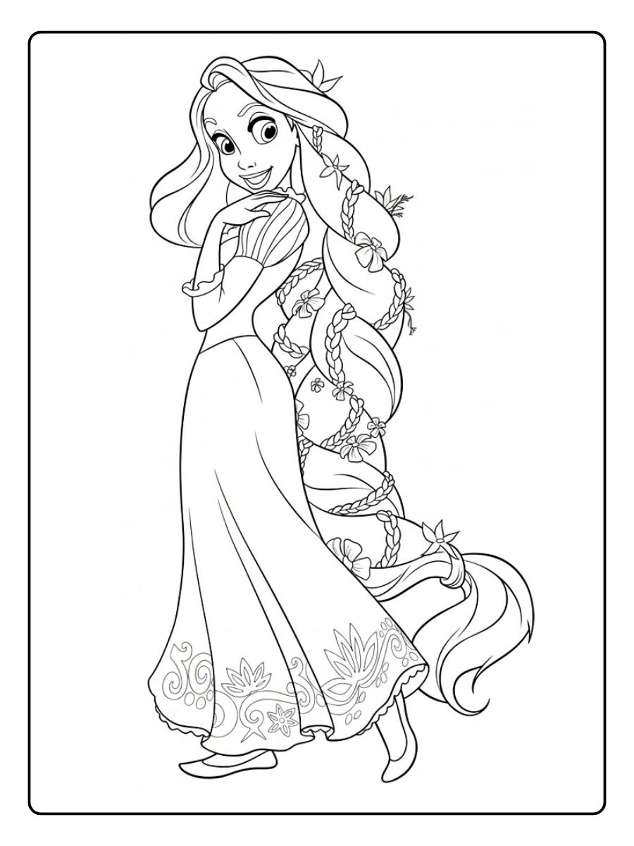 desenho para colorir da rapunzel (1)