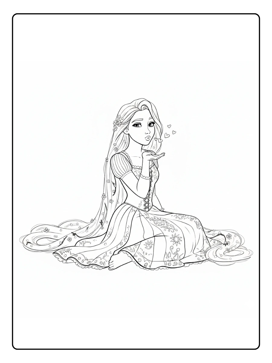 desenho para colorir da rapunzel (11)