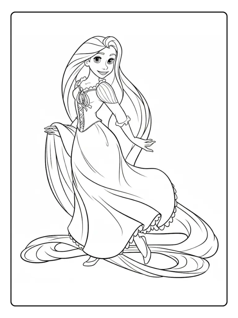 desenho para colorir da rapunzel (13)