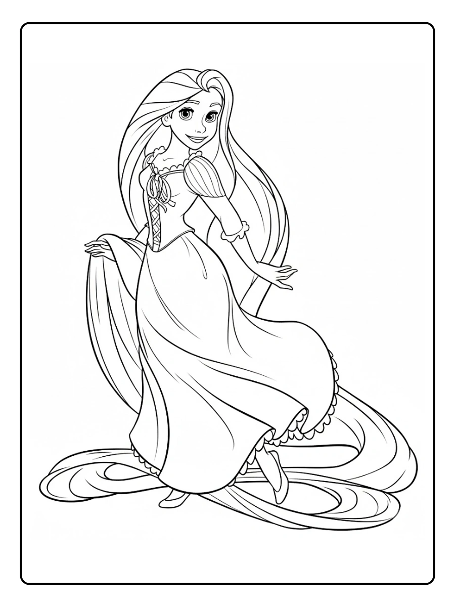 desenho para colorir da rapunzel (13)