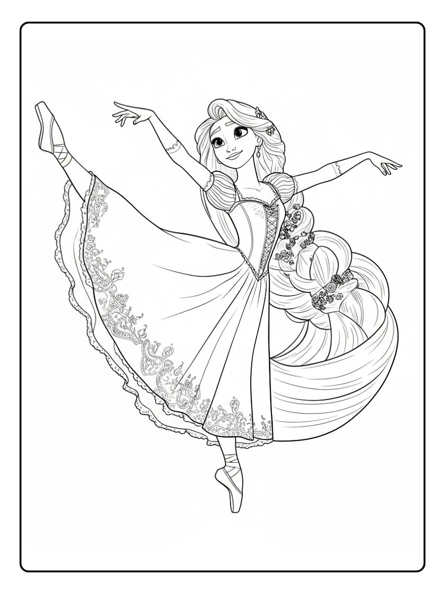 desenho para colorir da rapunzel (4)
