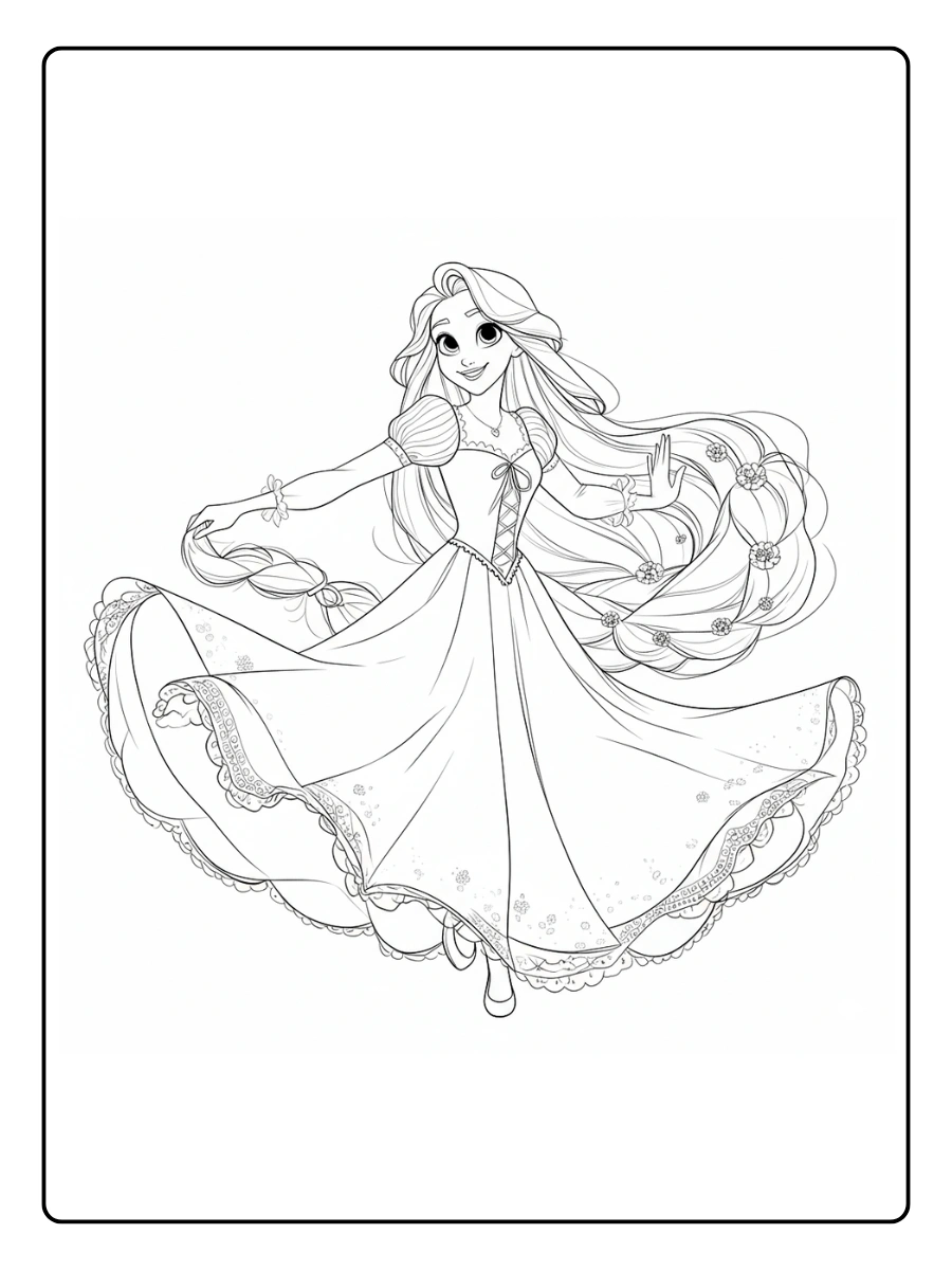 desenho para colorir da rapunzel (7)