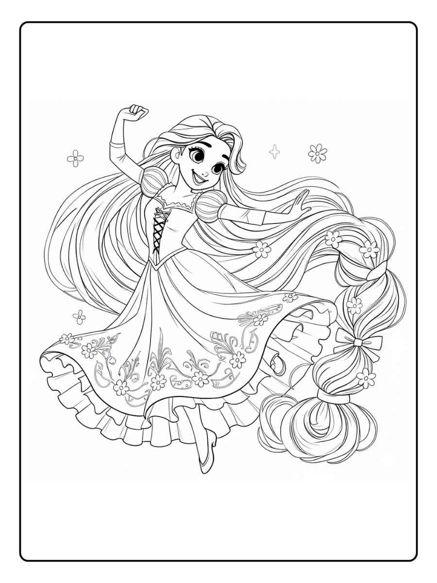 desenho para colorir da rapunzel (8)