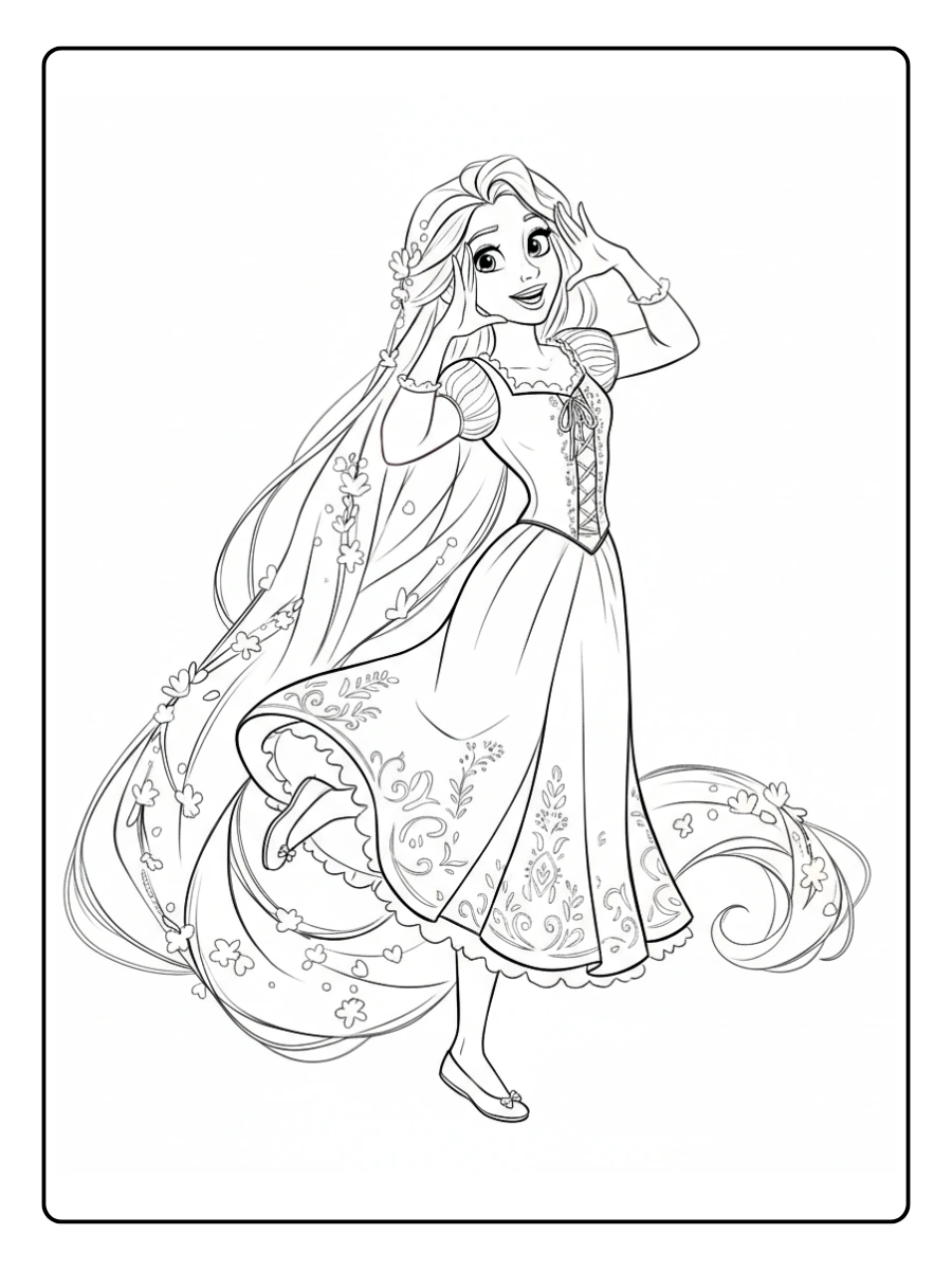 desenho para colorir da rapunzel (9)