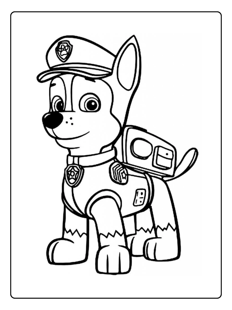 desenho para colorir patrulha canina