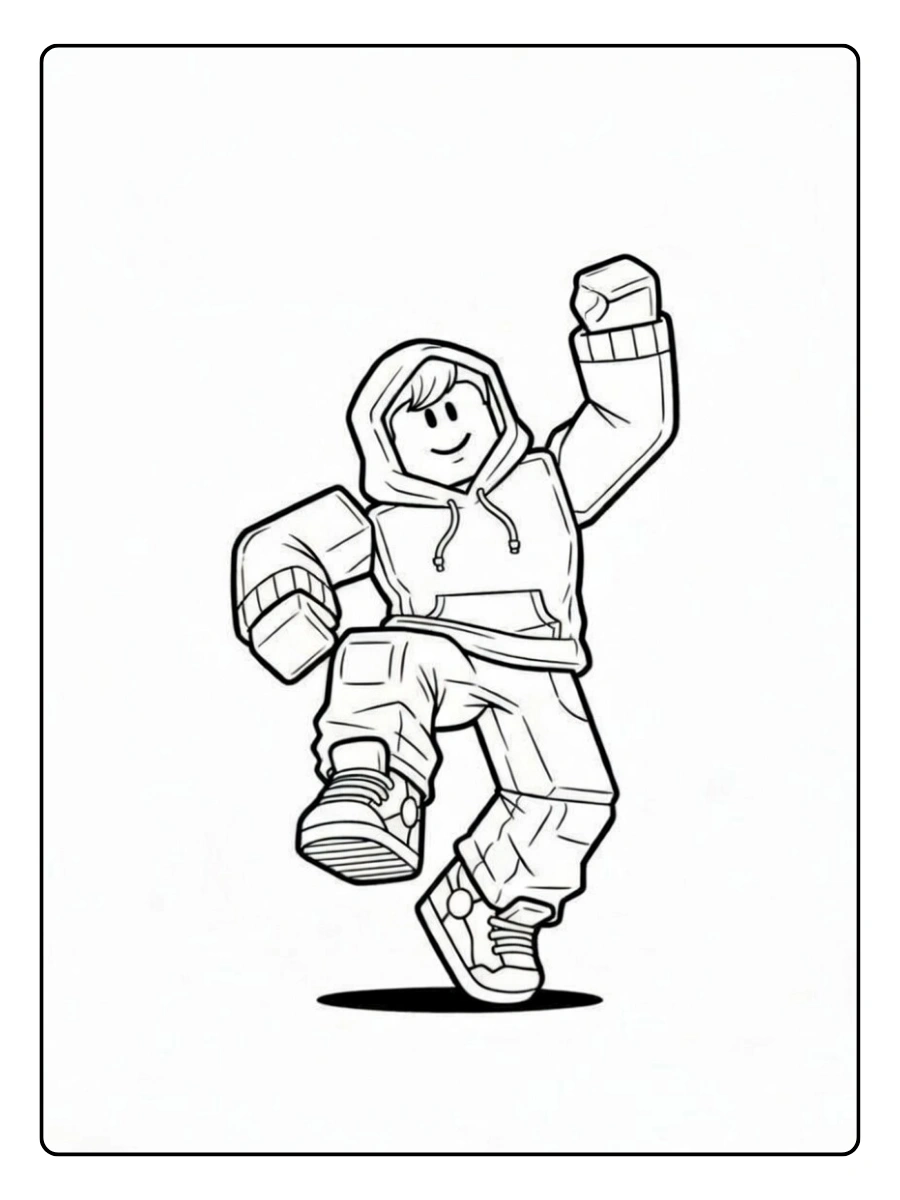desenho para colorir roblox (4)