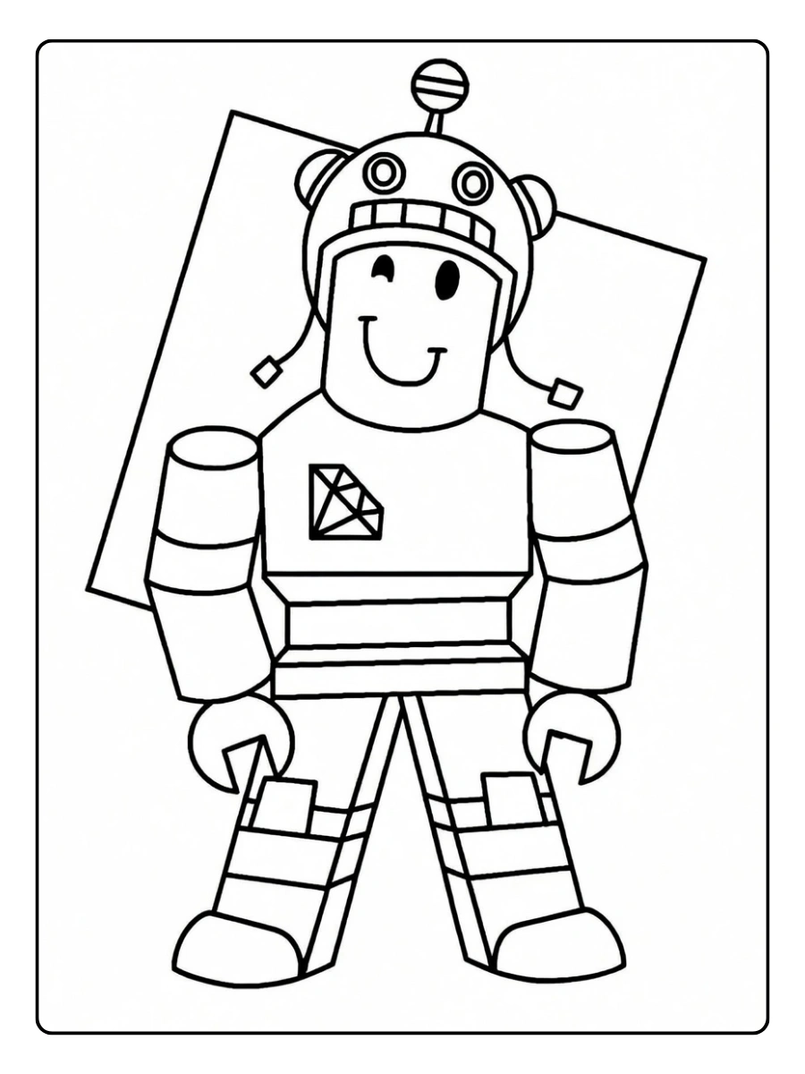 desenho para colorir roblox (5)